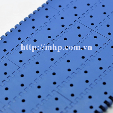 Perforated plastic conveyor