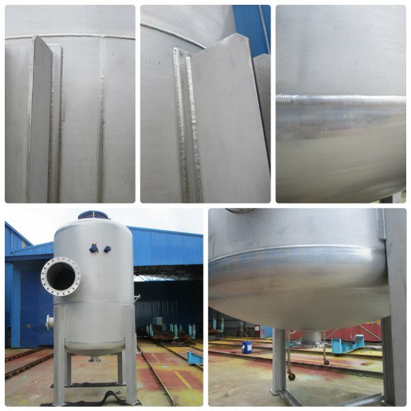 Export tank processing