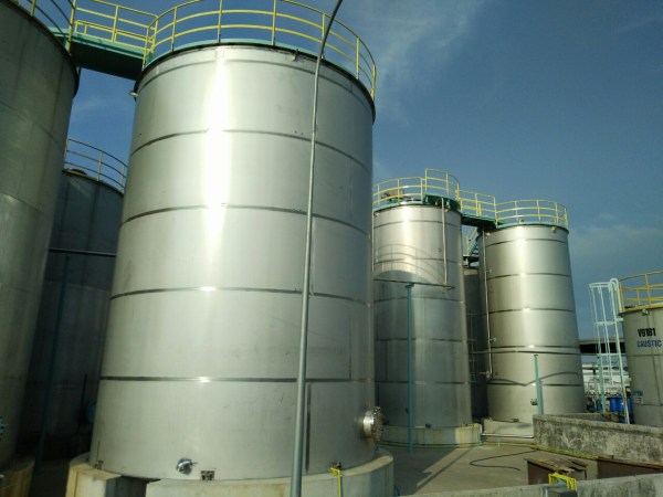 Stainless steel tank processing