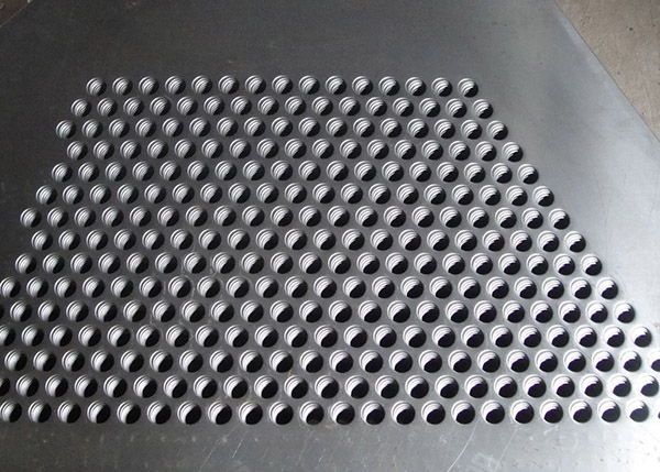 Perforated steel sheet
