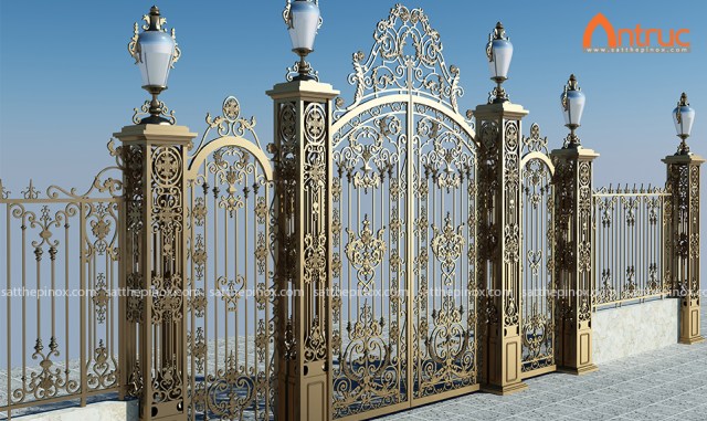Iron art gate