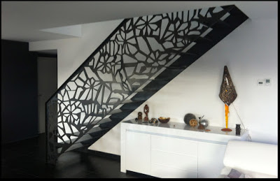 Powder coating for stair