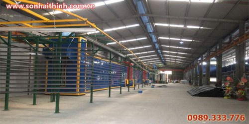 Automatic paint line