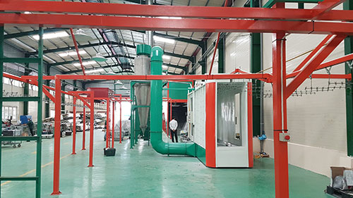 Automatic paint line