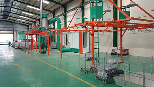 Automatic paint line