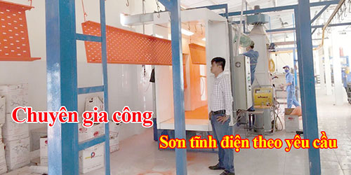 Powder coating processing