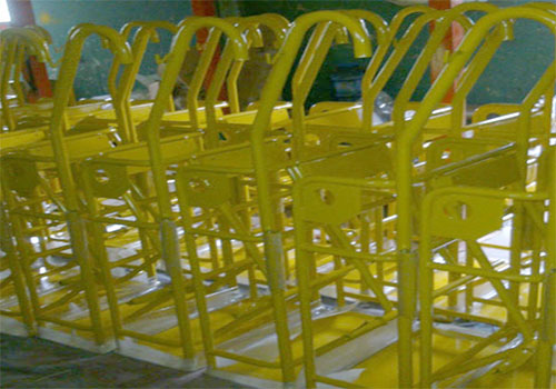 Powder coating processing