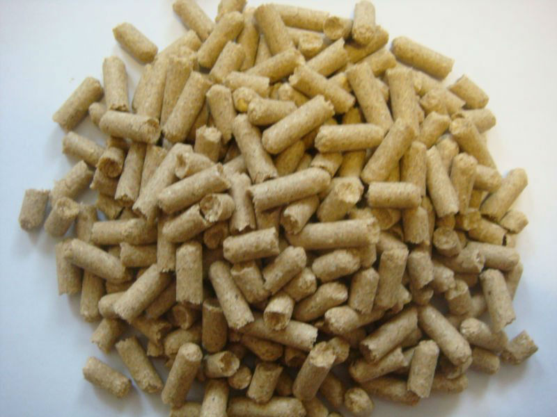 Wheat bran pellet