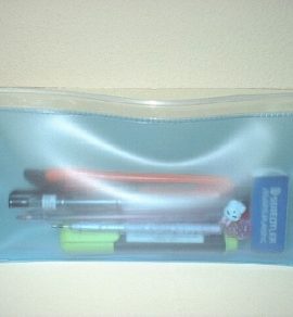 Plastic Transparent Pencil Bag