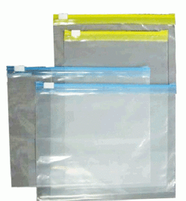 Card holder plastic bag