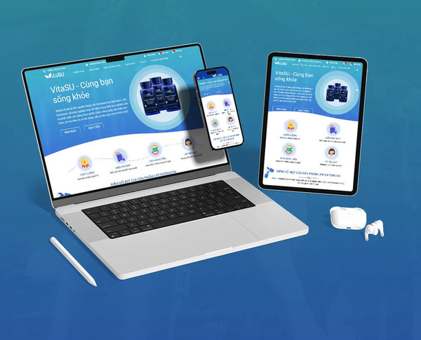Vitasu - Dietary supplements and functional foods E-commerce website design