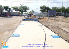 Truck scale foundation