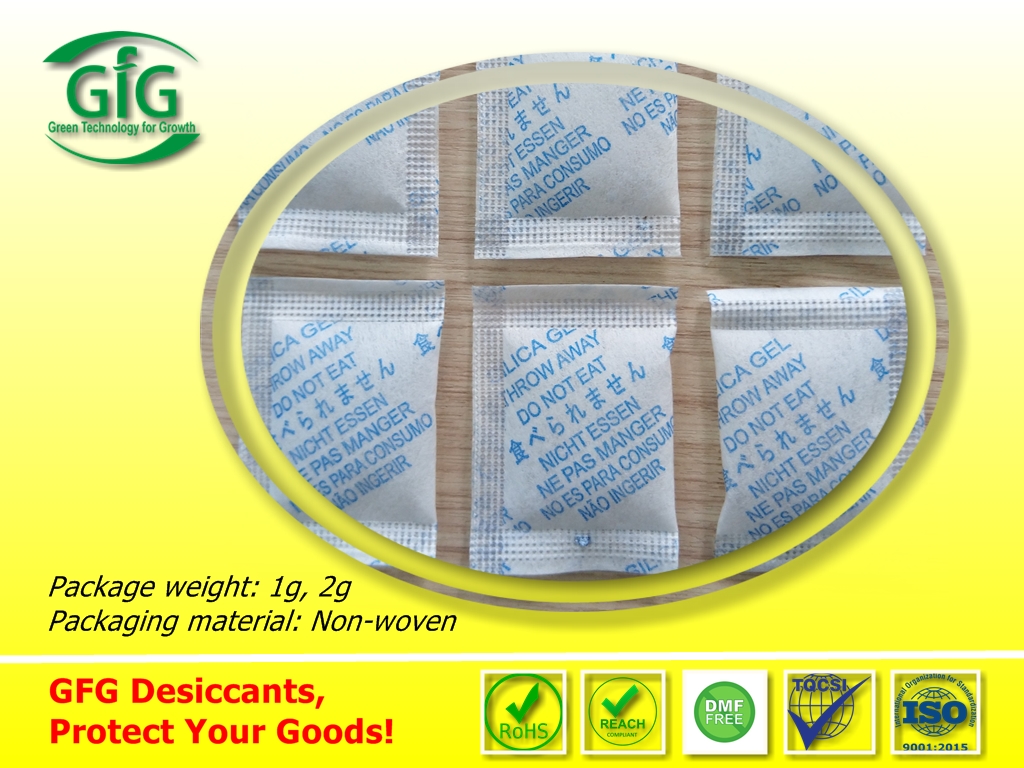 Silica gel desiccant