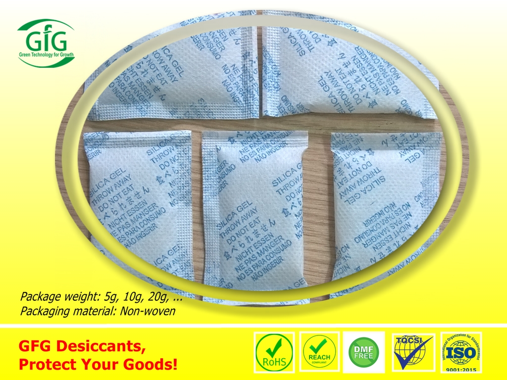 Silica gel desiccant