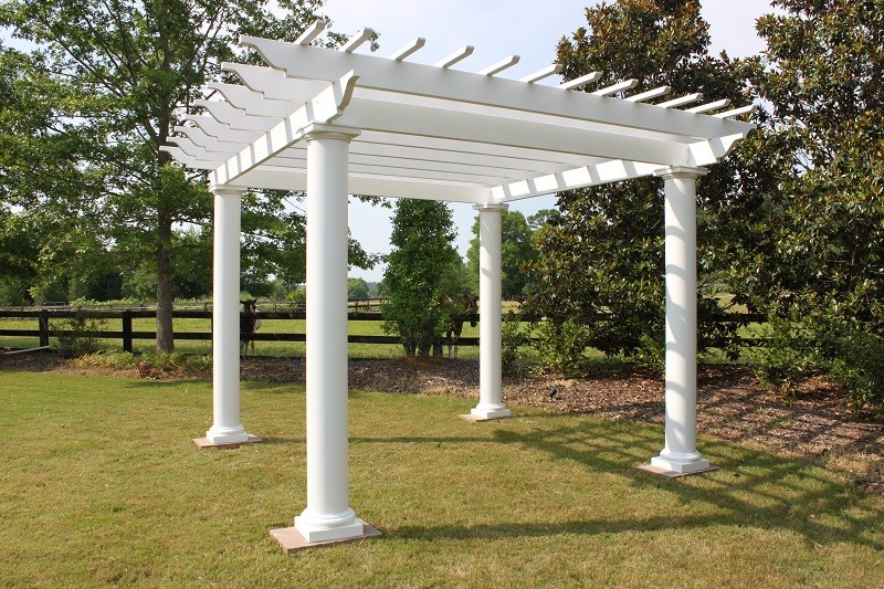 Wood plastic pole