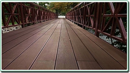 Wood plastic flooring