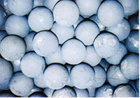 Industrial grinding balls