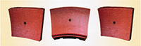 Pads for coal crusher