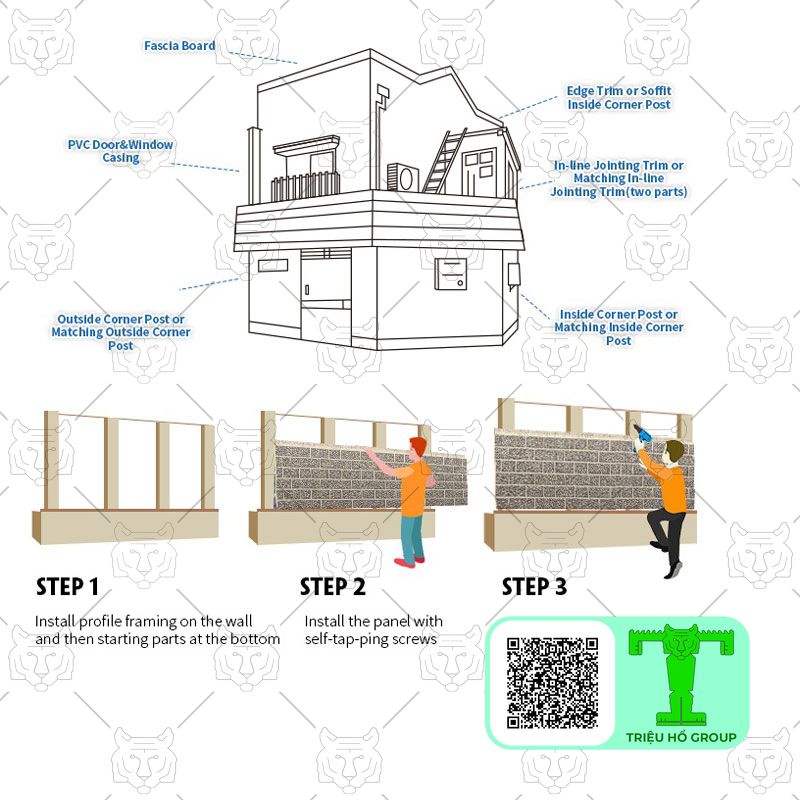 Exterior metal wall panel