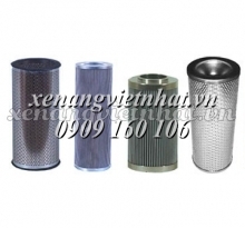 Hydraulic return and suction filter