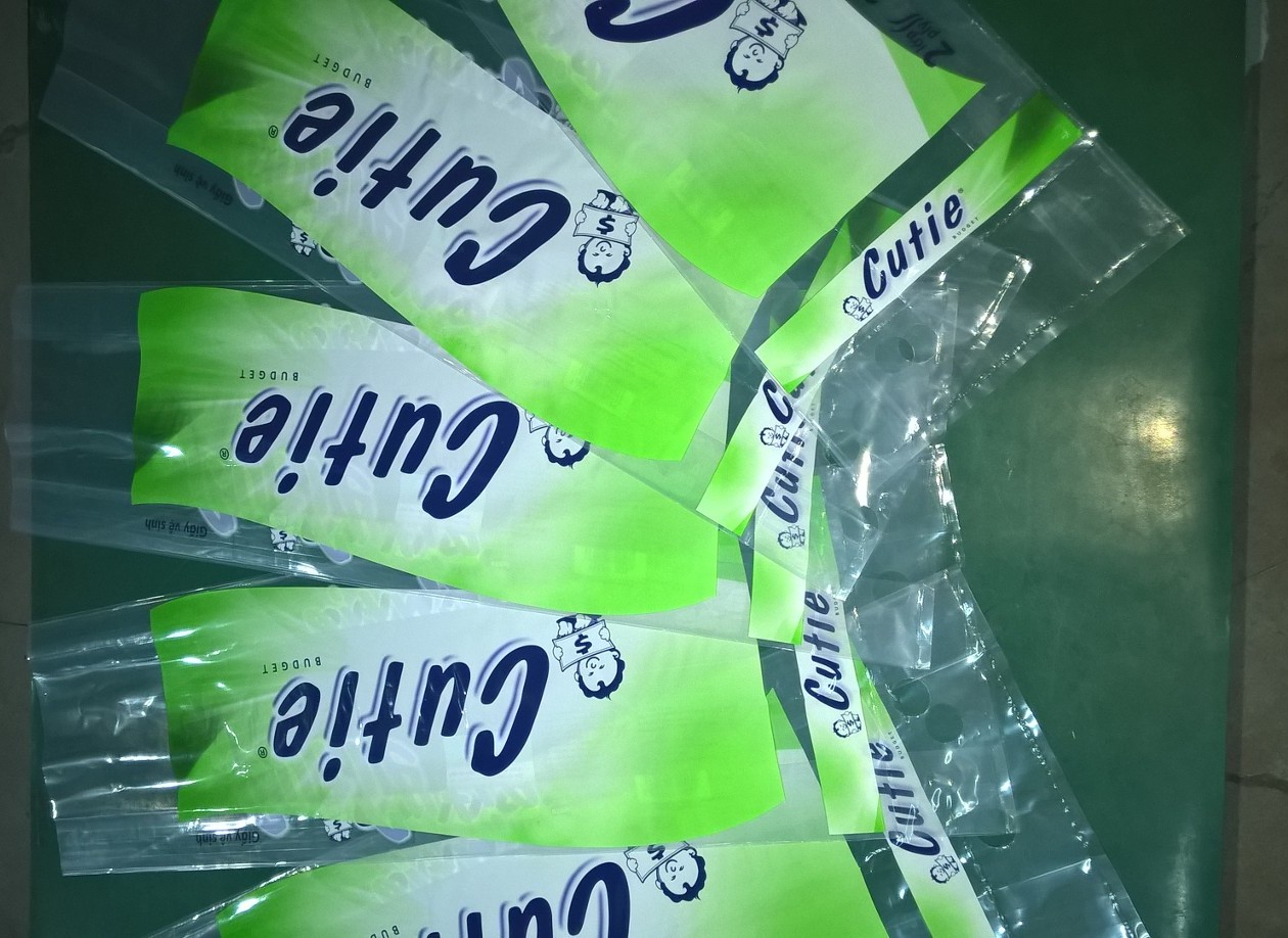 Plastic bag printing