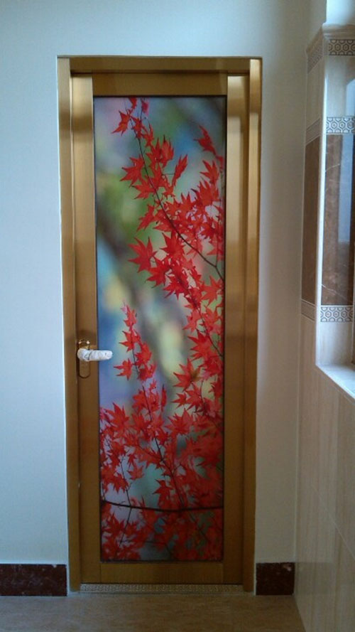 Stainless steel doors