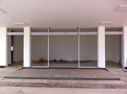 Stainless steel doors