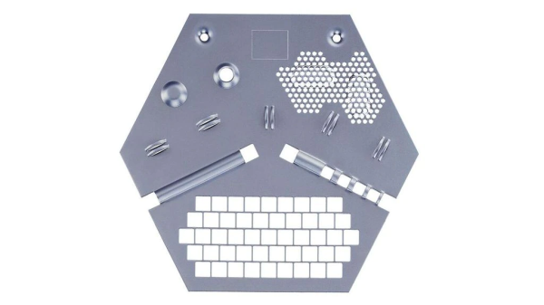 Stainless steel perforated