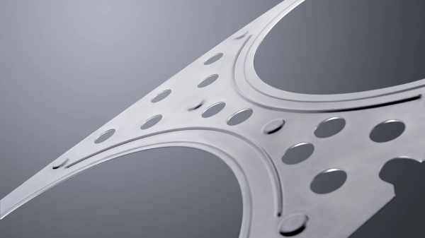 Stainless steel perforated