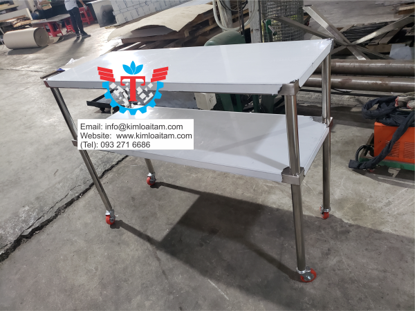 Stainless steel trolley