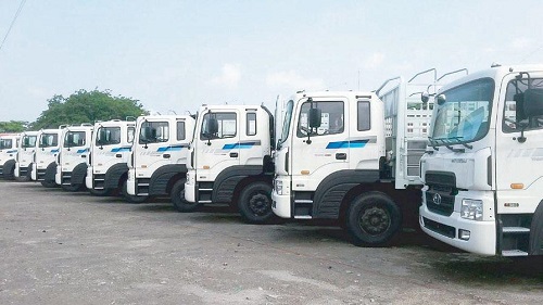 Industrial vehicle rental service