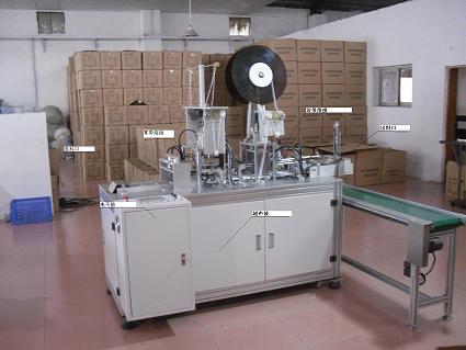 Ear loop welding machine