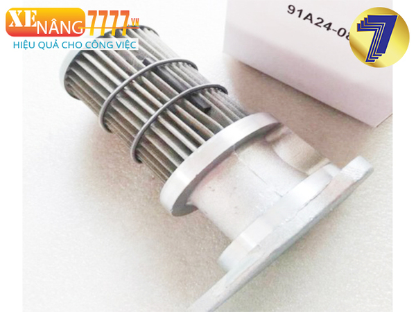 Forklift transmission suction filter