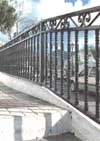 Iron fence