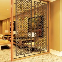 Stainless steel partition