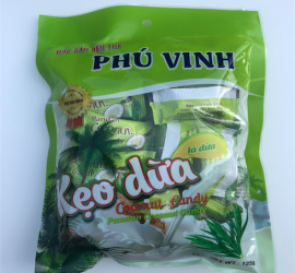 Pandan coconut candy 125g