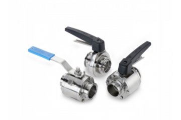 Microbiological ball valve