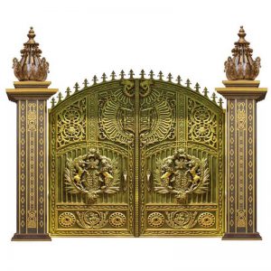 Cast aluminum gate