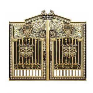 Cast aluminum gate