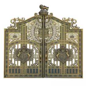 Cast aluminum gate