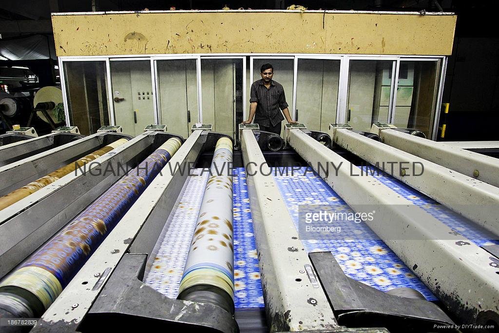Roller printing machine