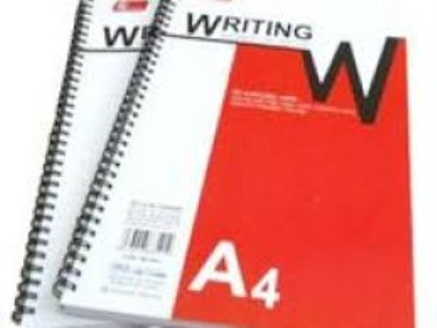 A4 ring binder notebook
