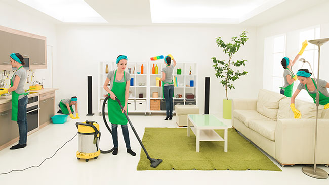 Hourly cleaning service