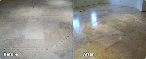 Polishing and restoring stone floors