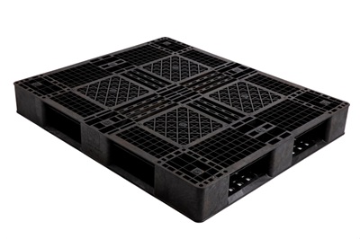 Black plastic pallet