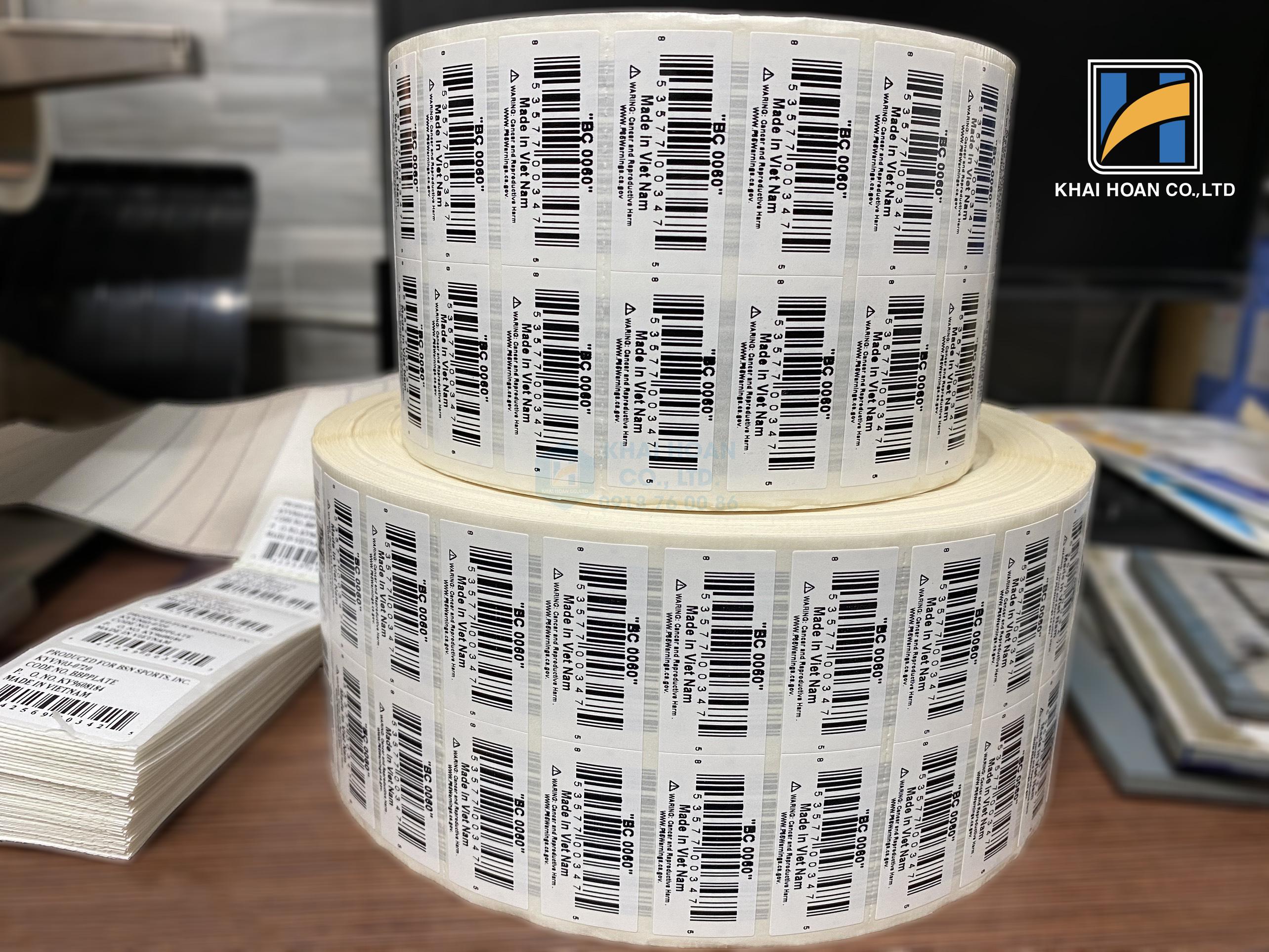 Barcode printing