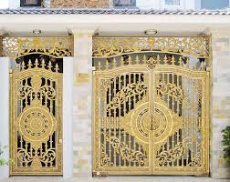 Cast aluminium gate