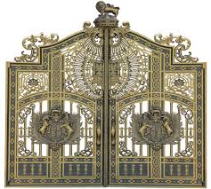 Cast aluminium gate