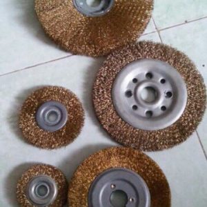 Steel wire brush wheel