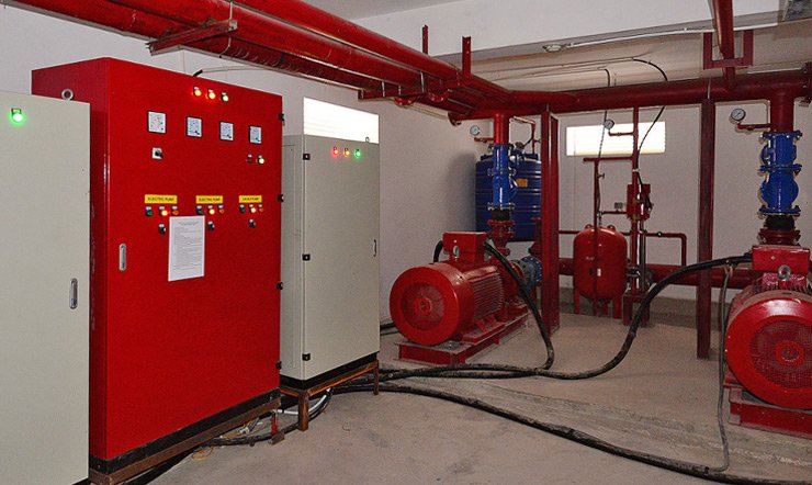 Fire pump control panel